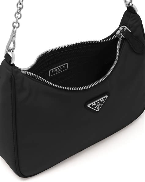 prada tasche grau schwarz|Prada tasche nylon.